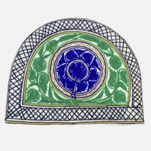 Blue & Green Embroidered Tea Cozy